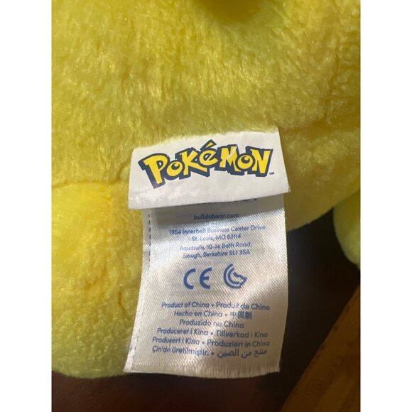 Build-A-Bear Pokémon Pikachu Plush Toy Size 18" Does have Heartbeat - Picture 4 of 4